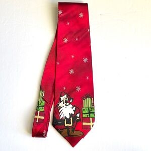 Jerry Garcia Christmas Silk Tie Santa Claus Limited Edition Collection Forty One